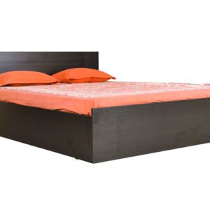 Wooden Double Bed with Storage